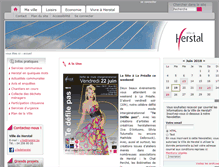 Tablet Screenshot of herstal.be
